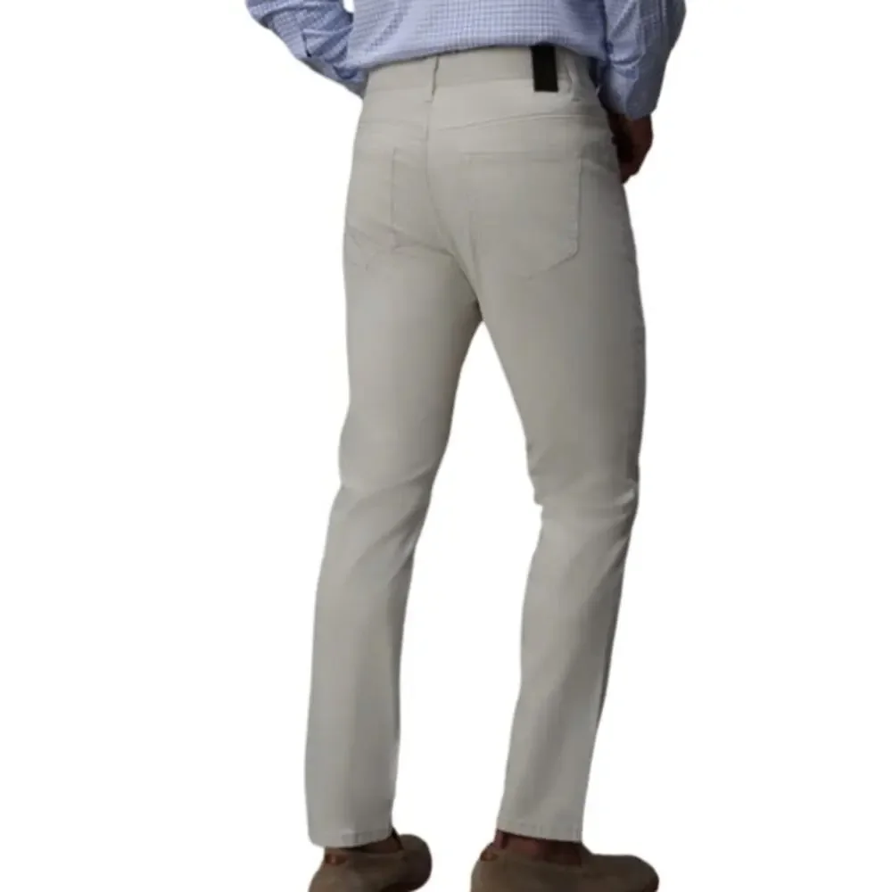 Collars & Co. CEO Chino Five Pocket Cotton Stretch Pants - Stone 40x32